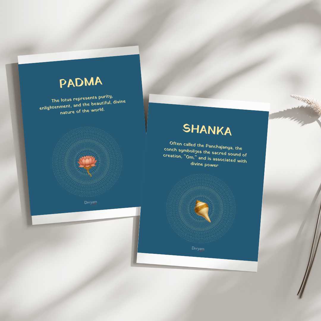 4 Symbols of Vishnu | Short Digital Story Cards