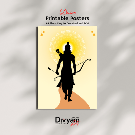 Sri Ram Printable Poster